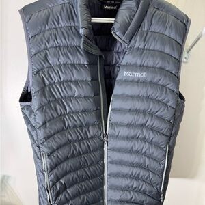 Marmot Gray Puffer Vest